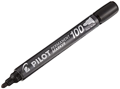 Pilot SCA-100-B Permanentmarker, konisch, Schwarz, 12 Stück Pilot SCA-100-B Permanentmarker, konisch, Schwarz, 12 Stück von PILOT