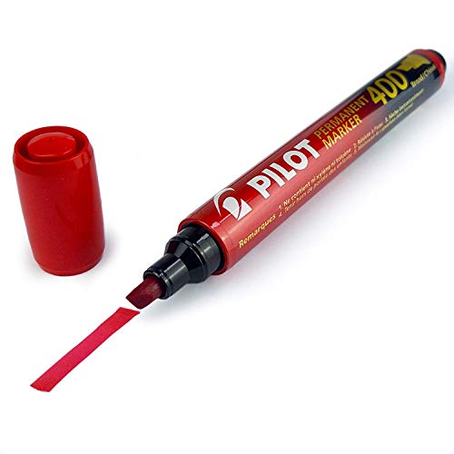 Pilot sca-400 Keilspitze permanent marker Pen – 1,5 mm-4.0 mm Tipp – Rot – Single Pen Pilot sca-400 Keilspitze permanent marker Pen – 1,5 mm-4.0 mm Tipp – Rot – Single Pen von PILOT
