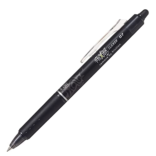Stift Pilot FriXion Ball Clicker, Gel-Tinte – Mittlere Spitze – 0,7 mm – von Pilot schwarz von PILOT