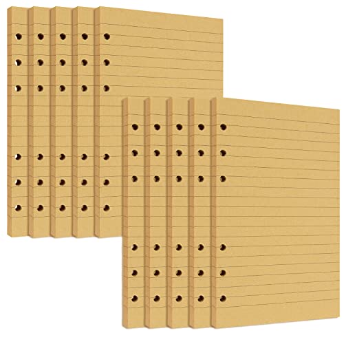 NGOSUET 10 Packung A6 Nachfüllpapier liniertes Papier, Insgesamt 800 Blätter/1600 Seiten 6 Löcher Nachfüllpapier A6 Ringbucheinlagen für Tagebuch, Notizbuch, Malen, Planer, 10,5 x 17 cm NGOSUET 10 Packung A6 Nachfüllpapier liniertes Papier, Insgesamt 800 Blätter/1600 Seiten 6 Löcher Nachfüllpapier A6 Ringbucheinlagen für Tagebuch, Notizbuch, Malen, Planer, 10,5 x 17 cm von PINGEUI