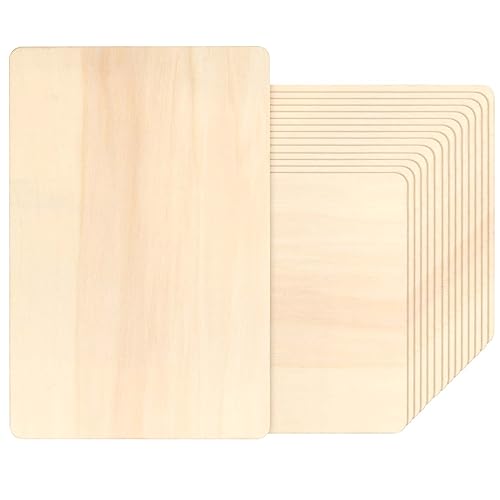 PINGEUI Lindenholzplatten, dünne Sperrholzplatten, unlackierte Holzplatten für Heimdekoration, Weihnachten und Bastelarbeiten, 300 x 200 x 1,6 mm, 15 Stück PINGEUI Lindenholzplatten, dünne Sperrholzplatten, unlackierte Holzplatten für Heimdekoration, Weihnachten und Bastelarbeiten, 300 x 200 x 1,6 mm, 15 Stück von PINGEUI