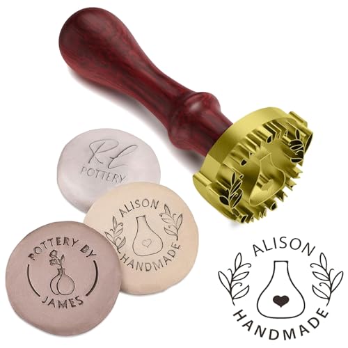 PINGSHI Boutique UK Keramik-Stempel, kreativer Aufdruck, Briefstempel, personalisierter Keramik-Signatur-Stempel, Ton-Keramik mit individueller Gestaltung zum Basteln PINGSHI Boutique UK Keramik-Stempel, kreativer Aufdruck, Briefstempel, personalisierter Keramik-Signatur-Stempel, Ton-Keramik mit individueller Gestaltung zum Basteln von PINGSHI Boutique UK
