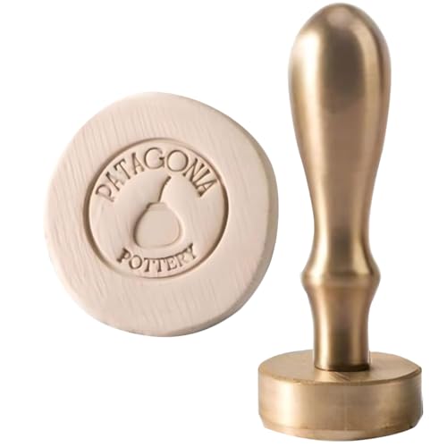 PINGSHI Boutique UK Kreative Abdruck-Buchstabenstempel, Werkzeuge aus Polymerton, Töpferstempel mit Ihrem eigenen Design, personalisierter Tonstempel zum Basteln von PINGSHI Boutique UK