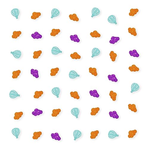 100pcs Heißluftballon Konfetti, Blau Glitzer Wolke und Heißluftballon Tischdeko 1. Geburtstag Papier Streuung für Mädchen Geburtstag Baby Shower Reise Party Tischdekoration 100pcs Heißluftballon Konfetti, Blau Glitzer Wolke und Heißluftballon Tischdeko 1. Geburtstag Papier Streuung für Mädchen Geburtstag Baby Shower Reise Party Tischdekoration von PINKAAJ