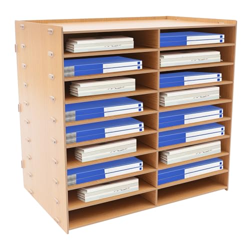 18 Fächer Ablagefächer, Schreibtisch Organizer Dokumentenablage Schreibtischablage, Papierablage Dokumenten Organizer 18 Fächer Ablagefächer, Schreibtisch Organizer Dokumentenablage Schreibtischablage, Papierablage Dokumenten Organizer von PINYELIN