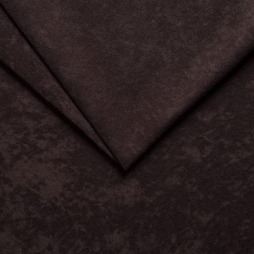 PINaPIN Mikrofaser Polyesterstoff 100% Polyester Stoffe meterware zum nähen Betten, Dekorationen, Haustierbetten und, Autoteppiche, Kissenbezüge, Möbelbezüge, Möbelpolsterei 100x150 cm (Dunkelbraun) von PINaPIN