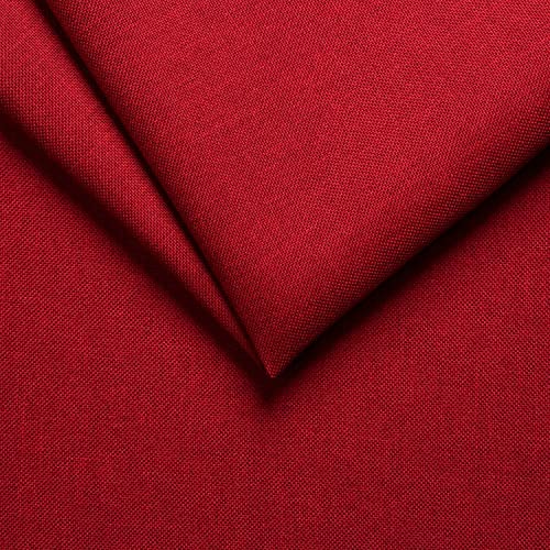 PINaPIN Möbelstoff Polstermaterial Polstermöbel Polyesterstoff Polyester Stoffe meterware zum Betten, Freizeit-Sets, Möbelbezüge, Möbelpolsterei 100 x 145 cm (Rot) von PINaPIN