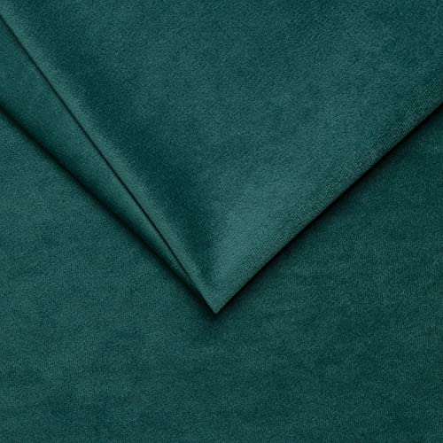 PINaPIN Möbelstoff Velour Polstermaterial Polstermöbel Polyesterstoff Polyester Stoffe meterware zum Freizeit-Sets, Möbelbezüge, Möbelpolsterei, Sessel, Zubehöre 100 x 145 cm (GRÜN) von PINaPIN