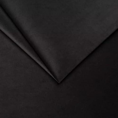 PINaPIN Möbelstoff Wasserdichtes Velours Polstermaterial Polstermöbel Polyesterstoff Polyester Stoffe meterware zum Betten, Freizeit-Sets, Möbelbezüge, Möbelpolsterei 100 x 145 cm (Schwarzgrauu) von PINaPIN