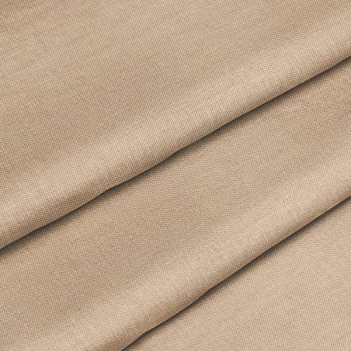 PINaPIN Wasserdichter Polyesterstoff 100% Polyester Stoffe meterware zum nähen Gartenmöbel, Schirme, Vorhänge für Garten 100x160 cm (CAPPUCCINOFARBIG) von PINaPIN