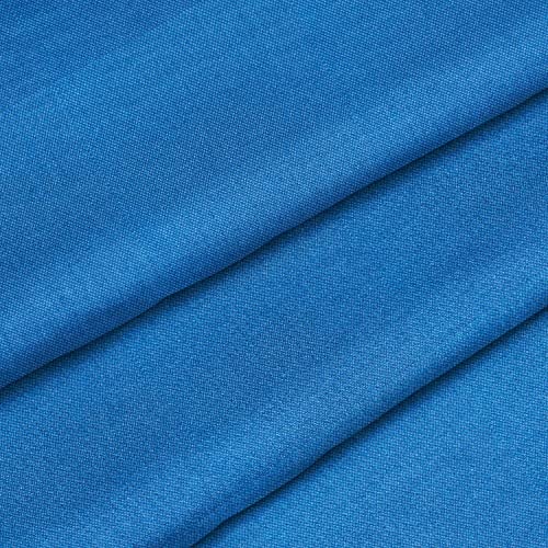 PINaPIN Wasserdichter Polyesterstoff 100% Polyester Stoffe meterware zum nähen Gartenmöbel, Schirme, Vorhänge für Garten 100x160 cm (SCHULBLAU) von PINaPIN