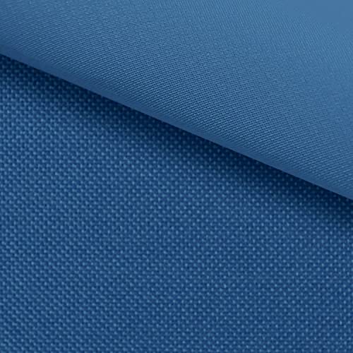 PINaPIN Wasserdichter Polyesterstoff 100% Polyester Stoffe meterware zum nähen Gartenmöbel, Schirme, Vorhänge für Garten KODURA 100x150 cm (Blau) von PINaPIN