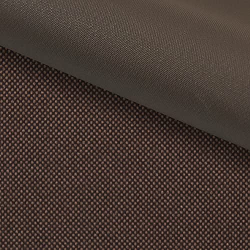 PINaPIN Wasserdichter Polyesterstoff 100% Polyester Stoffe meterware zum nähen Gartenmöbel, Schirme, Vorhänge für Garten KODURA 100x150 cm (Dunkelbraun) von PINaPIN