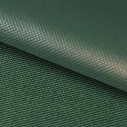 PINaPIN Wasserdichter Polyesterstoff 100% Polyester Stoffe meterware zum nähen Gartenmöbel, Schirme, Vorhänge für Garten KODURA 100x150 cm (Grün) von PINaPIN