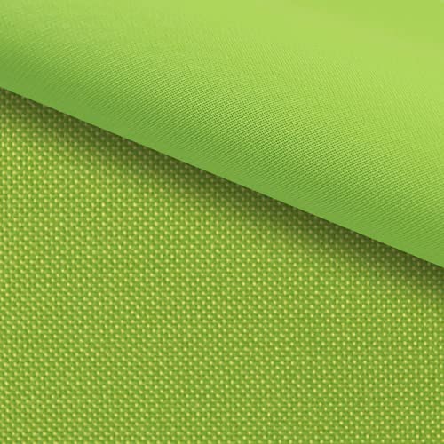 PINaPIN Wasserdichter Polyesterstoff 100% Polyester Stoffe meterware zum nähen Gartenmöbel, Schirme, Vorhänge für Garten KODURA 100x150 cm (Grüner Apfel) von PINaPIN