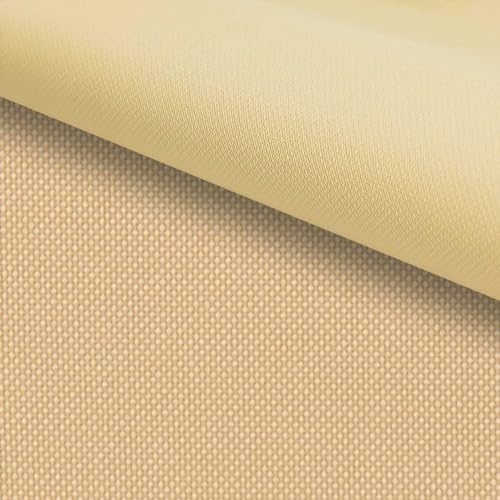 PINaPIN Wasserdichter Polyesterstoff Kodura PVC FLAT 600D - Polyester Stoffe meterware zum nähen Gartenmöbel, Schirme, Vorhänge für Garten 100x160 cm - Beige PINaPIN Wasserdichter Polyesterstoff Kodura PVC FLAT 600D - Polyester Stoffe meterware zum nähen Gartenmöbel, Schirme, Vorhänge für Garten 100x160 cm - Beige von PINaPIN