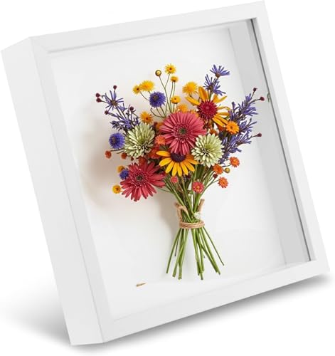 PIQIUQIU 3D Bilderrahmen aus Holz 20x20cm | Tiefenrahmen für Objekte, Blumen, Hochzeitssträuße & Erinnerungen | Schattenbox zur Wanddekoration | Befüllbarer Rahmen für DIY & Sammlerstücke PIQIUQIU 3D Bilderrahmen aus Holz 20x20cm | Tiefenrahmen für Objekte, Blumen, Hochzeitssträuße & Erinnerungen | Schattenbox zur Wanddekoration | Befüllbarer Rahmen für DIY & Sammlerstücke von PIQIUQIU