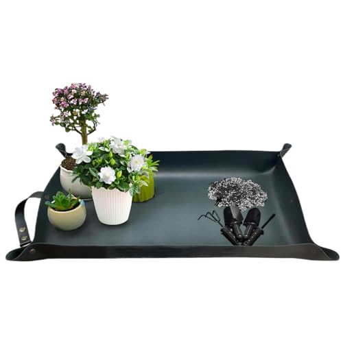 PIUpiuLIANG Plantendematte, wasserdichte Lederpflanze -Blumenstöckelmatte, 17 x 30 Zoll Anpflanzung, Faltbare tragbare Repottierung für Innenpflanzen, GreenRepoting PIUpiuLIANG Plantendematte, wasserdichte Lederpflanze -Blumenstöckelmatte, 17 x 30 Zoll Anpflanzung, Faltbare tragbare Repottierung für Innenpflanzen, GreenRepoting von PIUpiuLIANG