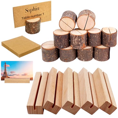 PIWOSGOL 15 Stück Kartenhalter Holz Tischkartenhalters, Tischkartenhalter aus Holz Menükartenhalter Postkartenhalter Kartenständer Fotohalter Menükarten Kartenständer für Hochzeiten Bankette PIWOSGOL 15 Stück Kartenhalter Holz Tischkartenhalters, Tischkartenhalter aus Holz Menükartenhalter Postkartenhalter Kartenständer Fotohalter Menükarten Kartenständer für Hochzeiten Bankette von PIWOSGOL