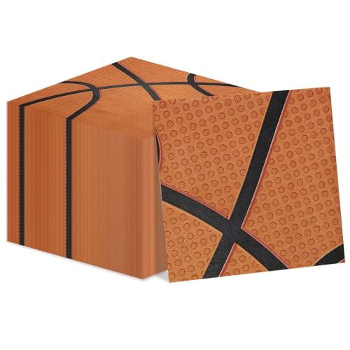 100 Stück Basketball-Servietten, Basketball-Party-Dekorationen, Basketball-Partygeschenke, Einweg-Basketball-Mittagessen, Abendessen, Papierservietten für Basketball, Geburtstagsparty, 100 Stück Basketball-Servietten, Basketball-Party-Dekorationen, Basketball-Partygeschenke, Einweg-Basketball-Mittagessen, Abendessen, Papierservietten für Basketball, Geburtstagsparty, von PIXHOTUL
