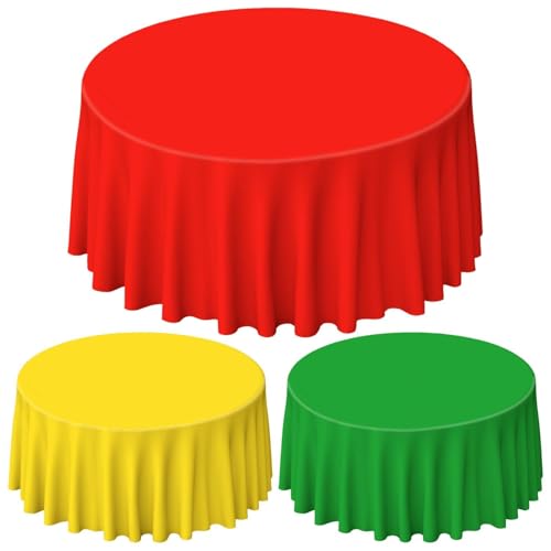 Runde Weihnachtstischdecke Aus Kunststoff, 213x213 cm, Partyzubehör, Rot, Grün, Gelb, Einweg-Tischdecken Für Weihnachten, Veranstaltungen, Hochzeiten, Geburtstage, Babypartys (3) Runde Weihnachtstischdecke Aus Kunststoff, 213x213 cm, Partyzubehör, Rot, Grün, Gelb, Einweg-Tischdecken Für Weihnachten, Veranstaltungen, Hochzeiten, Geburtstage, Babypartys (3) von PIXHOTUL