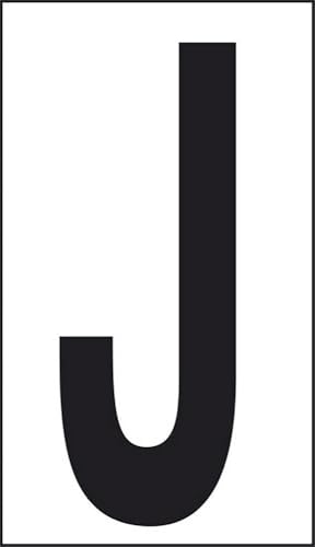 Aufkleber, Buchstabe J, Wohnungen, Büros, öffentliche Orte, 10 cm x 5,6 cm Aufkleber, Buchstabe J, Wohnungen, Büros, öffentliche Orte, 10 cm x 5,6 cm von START