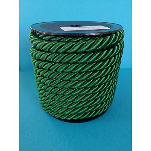 PIZZITALIANI Kordelband GRÜNE Flasche geflochtene – Durchmesser 10 mm x 10 m, 3-strängiges Kordel, aus Polypropylen mit Baumwollkern, für Weihnachts- und Karnevalsbasteln PIZZITALIANI Kordelband GRÜNE Flasche geflochtene – Durchmesser 10 mm x 10 m, 3-strängiges Kordel, aus Polypropylen mit Baumwollkern, für Weihnachts- und Karnevalsbasteln von PIZZITALIANI LACES & RIBBONS SINCE 1953