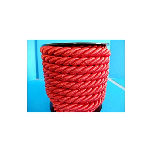 PIZZITALIANI Kordelband ROT geflochtene – Durchmesser 10 mm x 10 m, 3-strängiges Kordel, aus Polypropylen mit Baumwollkern, für Weihnachts- und Karnevalsbasteln PIZZITALIANI Kordelband ROT geflochtene – Durchmesser 10 mm x 10 m, 3-strängiges Kordel, aus Polypropylen mit Baumwollkern, für Weihnachts- und Karnevalsbasteln von PIZZITALIANI LACES & RIBBONS SINCE 1953