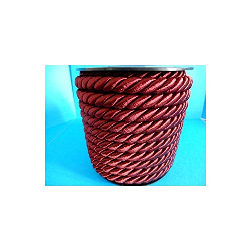 PIZZITALIANI Kordelband ROT Bordeaux geflochtene – Durchmesser 10 mm x 10 m, 3-strängiges Kordel, aus Polypropylen mit Baumwollkern, für Weihnachts- und Karnevalsbasteln PIZZITALIANI Kordelband ROT Bordeaux geflochtene – Durchmesser 10 mm x 10 m, 3-strängiges Kordel, aus Polypropylen mit Baumwollkern, für Weihnachts- und Karnevalsbasteln von PIZZITALIANI LACES & RIBBONS SINCE 1953