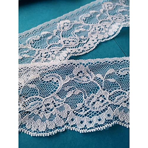PIZZITALIANI Spitzenband WEISS Höhe 6cm X 10m - Spitzenbordüre, Valencienne Spitzenborte weiche, Tüll Spitze, mit Blumenmuster für Hochzeitsgeschenke Kreatives Nähen Schneiderei Dekorationen PIZZITALIANI Spitzenband WEISS Höhe 6cm X 10m - Spitzenbordüre, Valencienne Spitzenborte weiche, Tüll Spitze, mit Blumenmuster für Hochzeitsgeschenke Kreatives Nähen Schneiderei Dekorationen von PIZZITALIANI LACES & RIBBONS SINCE 1953