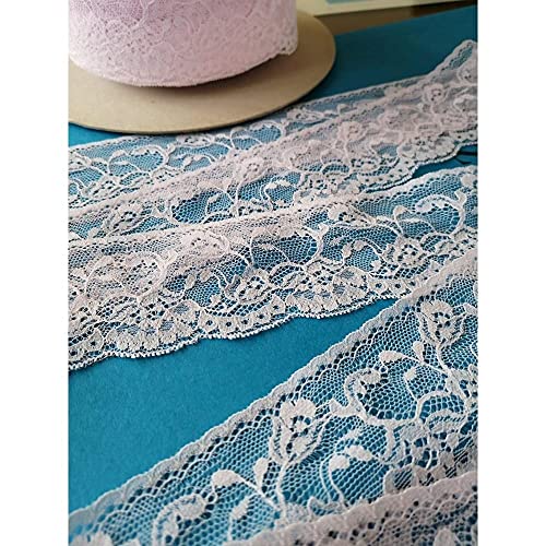 PIZZITALIANI LACES & RIBBONS SINCE 1953 - Valencienne-Spitzenband | Blumenmuster | Ideal für Nähen & Hochzeitsdeko | OEKOTEX zertifiziert | Handgefertigt, Hellrosa, Polyamid PIZZITALIANI LACES & RIBBONS SINCE 1953 - Valencienne-Spitzenband | Blumenmuster | Ideal für Nähen & Hochzeitsdeko | OEKOTEX zertifiziert | Handgefertigt, Hellrosa, Polyamid von PIZZITALIANI LACES & RIBBONS SINCE 1953