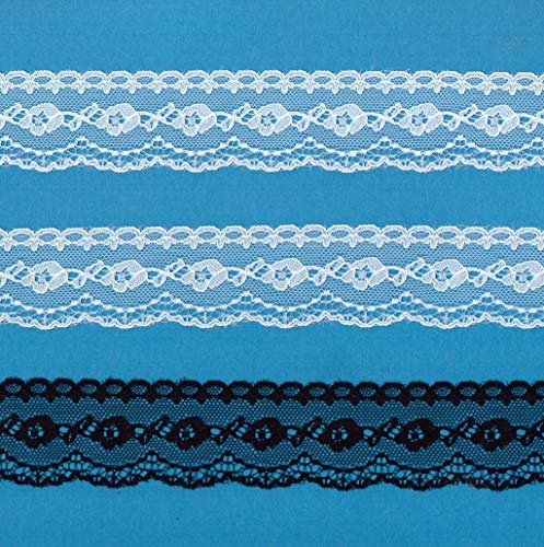 PIZZITALIANI Spitzenband WEISS Höhe 3,8 cm X 20m - Spitzenbordüre, Valencienne Spitzenborte weiche, Tüll Spitze, mit Blumenmuster für Hochzeitsgeschenke Kreatives Nähen Schneiderei Dekorationen PIZZITALIANI Spitzenband WEISS Höhe 3,8 cm X 20m - Spitzenbordüre, Valencienne Spitzenborte weiche, Tüll Spitze, mit Blumenmuster für Hochzeitsgeschenke Kreatives Nähen Schneiderei Dekorationen von PIZZITALIANI LACES & RIBBONS SINCE 1953