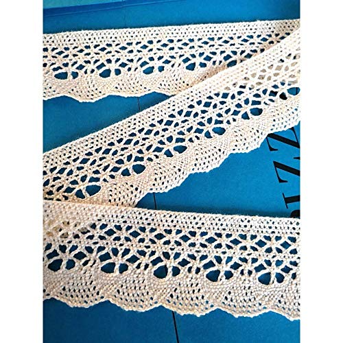 PIZZITALIANI Spitzenband - Klöppelspitze BEIGE, Höhe 5 cm x 10 m, Spitzenbordure Baumwolle, Dekorative Bänder für Dirndl, Trachtenkleid, Hochzeitsdekorationen & Bastelarbeiten, Made in Italy PIZZITALIANI Spitzenband - Klöppelspitze BEIGE, Höhe 5 cm x 10 m, Spitzenbordure Baumwolle, Dekorative Bänder für Dirndl, Trachtenkleid, Hochzeitsdekorationen & Bastelarbeiten, Made in Italy von PIZZITALIANI LACES & RIBBONS SINCE 1953