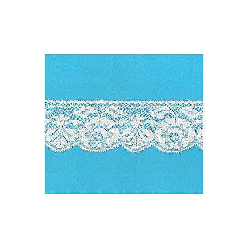 Valencienne Spitze beige starr Höhe 4,8 cm Packung 20 m Art.1003881 beige von PIZZITALIANI LACES & RIBBONS SINCE 1953