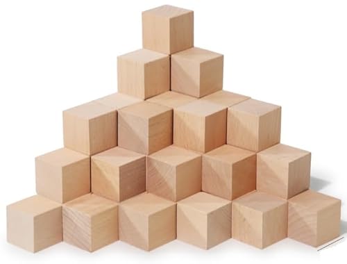 15 Stück Holzwürfel Kiefern, 5 x 5 x 5cm Holzklötze zur Dekoration, Quadratische Holzblöcke, Unfertige Holzklötzchen zum Basteln für Schnitzen, Malen, Bauklötze,Puzzleherstellung und DIY-Projekte 15 Stück Holzwürfel Kiefern, 5 x 5 x 5cm Holzklötze zur Dekoration, Quadratische Holzblöcke, Unfertige Holzklötzchen zum Basteln für Schnitzen, Malen, Bauklötze,Puzzleherstellung und DIY-Projekte von Mcties