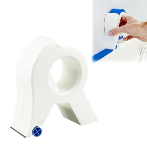 PJHAJH Masking Master, Malerband Applikator, Abdeckbandabroller, Klebeband-Applikator, Tape Trim, für Zierleisten, Böden, Fenster und Türrahmen, ABS von PJHAJH
