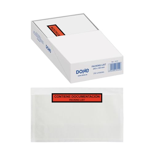 PKA Packing List Briefumschläge, 240 x 140 mm, 250 Stück von DOHE