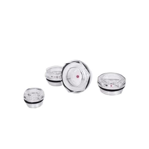PKNVKZIDK 5PC G 3/8" BSP Male Oil Level Sight Glass Window Hex Head for Air Compressor Gearbox von PKNVKZIDK