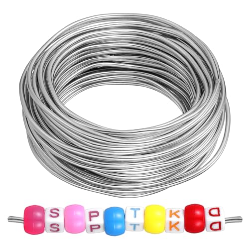 PLAFOPE 1 Rolle Aluminium Draht Flexibler Modellierdraht für DIY Projekte Biegsamer Basteldraht für Floristik Schmuckherstellung und Dekoration Hochwertiger Kunsthandwerksdraht PLAFOPE 1 Rolle Aluminium Draht Flexibler Modellierdraht für DIY Projekte Biegsamer Basteldraht für Floristik Schmuckherstellung und Dekoration Hochwertiger Kunsthandwerksdraht von PLAFOPE