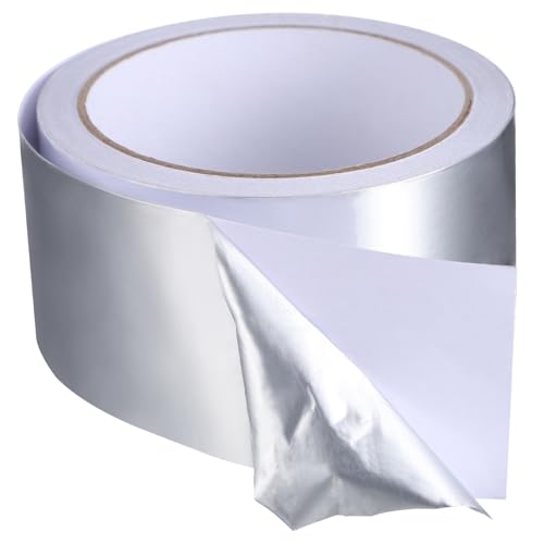 PLAFOPE 1 Rolle Folienband Isolierband Silberband Selbstklebendes Silberband Dekoratives Silberband Für Isolierung Reparaturbänder Klebeband von PLAFOPE