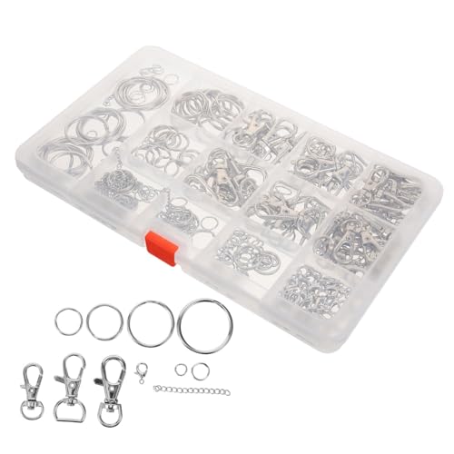 PLAFOPE 1 Schachtel Lobster Clasps für Schmuckherstellung Robuste Metallverschlüsse mit Offenen Sprungringen für und Armbänder Vielseitige DIY Zubehörteile für Kreative Projekte von PLAFOPE