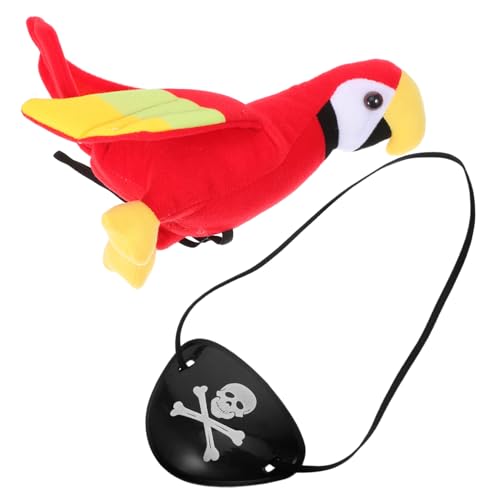 PLAFOPE 1 Set Piratenpapagei Requisiten Piraten Augenklappe Piraten Mottoparty Zubehör Cosplay Zubehör Piraten Requisiten Piraten Zubehör Piratenkostüm Für Mädchen Piraten PLAFOPE 1 Set Piratenpapagei Requisiten Piraten Augenklappe Piraten Mottoparty Zubehör Cosplay Zubehör Piraten Requisiten Piraten Zubehör Piratenkostüm Für Mädchen Piraten von PLAFOPE