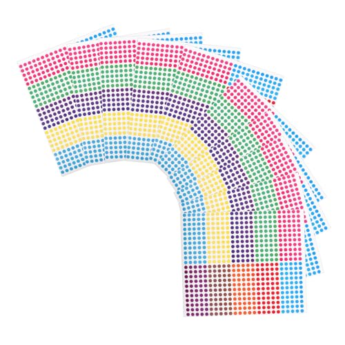 PLAFOPE 10 Blatt Farben Coding Sticker für Karton für Organisation und Beschriftung PLAFOPE 10 Blatt Farben Coding Sticker für Karton für Organisation und Beschriftung von PLAFOPE