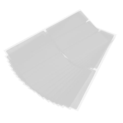 PLAFOPE 10 Blatt Selbstklebende Papieretiketten Mittlere Aufkleber für Büro Küche Vielseitig Beschreibbar Stark Haftend zur Organisation von Behältern und Aktenordnern PLAFOPE 10 Blatt Selbstklebende Papieretiketten Mittlere Aufkleber für Büro Küche Vielseitig Beschreibbar Stark Haftend zur Organisation von Behältern und Aktenordnern von PLAFOPE