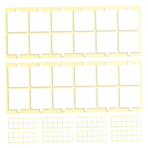 PLAFOPE 10 Blatt Transparentes Doppelseitiges Klebeband Abnehmbar Stark Haftend für Schalldämm Schaumstoffplatten von Akustikpaneelen für Büros und Tonstudios von PLAFOPE