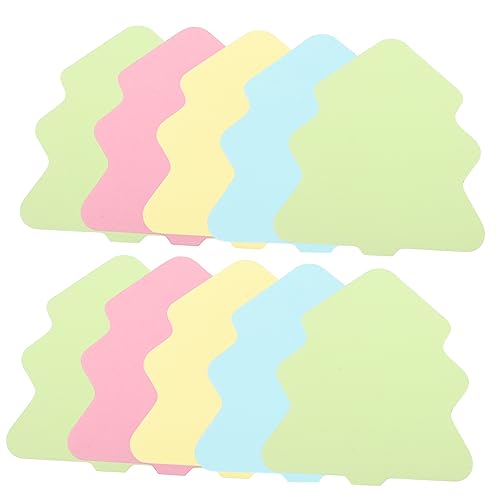 PLAFOPE 10 Sätze Bunte Haftnotizen Memo Pads mit Abziehbarem Kleber Wiederverwendbare To Do Listen Sticker für Schule Büro Zuhause Praktische Notizzettel für Lange Nutzung von PLAFOPE