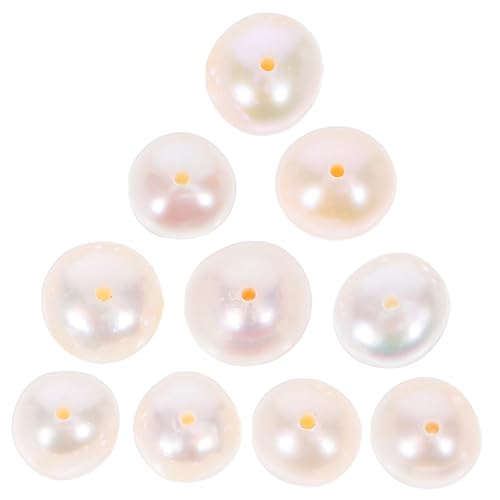 PLAFOPE 10 Stück Natürliche Süßwasser-perlen Reiskorn Lose Perlen mit Handgebohrt für DIY Armband Halskette Schmuckherstellung Spacer Beads Kreative Schmuckzubehör PLAFOPE 10 Stück Natürliche Süßwasser-perlen Reiskorn Lose Perlen mit Handgebohrt für DIY Armband Halskette Schmuckherstellung Spacer Beads Kreative Schmuckzubehör von PLAFOPE
