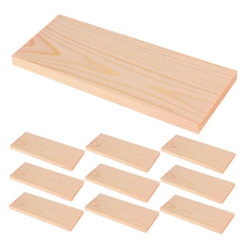 PLAFOPE 10 Stück Rechteckige Kiefernholzplatten Unbehandelt Stabile Holzblöcke für DIY Bastelprojekte Modellbau Kunst und Heimdeko Vielseitig Einsetzbar Verzugsfrei PLAFOPE 10 Stück Rechteckige Kiefernholzplatten Unbehandelt Stabile Holzblöcke für DIY Bastelprojekte Modellbau Kunst und Heimdeko Vielseitig Einsetzbar Verzugsfrei von PLAFOPE