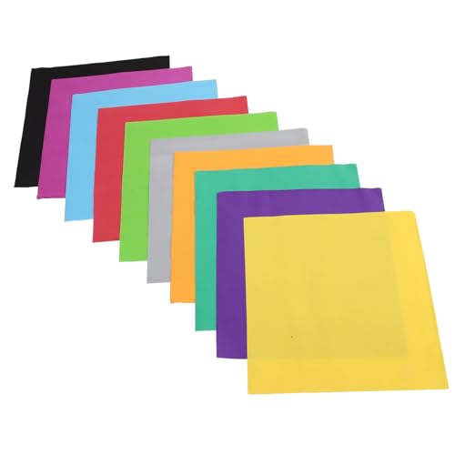 PLAFOPE 10 Stück Teiliges EVA Schaumstoffpapier Bunte Schaumstoffblätter für Scrapbooking Basteln DIY Handwerksmaterialien Flexible Leicht Zuschneidbare Papierblätter für Dekoration und von PLAFOPE