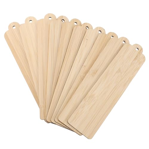 PLAFOPE 10 Stück Teiliges Holz Lesezeichen Basteln Blanko DIY Buchmarker für Gravur Malerei Schlüsselanhänger und Partydekoration Sichere Abgerundete Kanten für Geburtstag und Weihnachten PLAFOPE 10 Stück Teiliges Holz Lesezeichen Basteln Blanko DIY Buchmarker für Gravur Malerei Schlüsselanhänger und Partydekoration Sichere Abgerundete Kanten für Geburtstag und Weihnachten von PLAFOPE